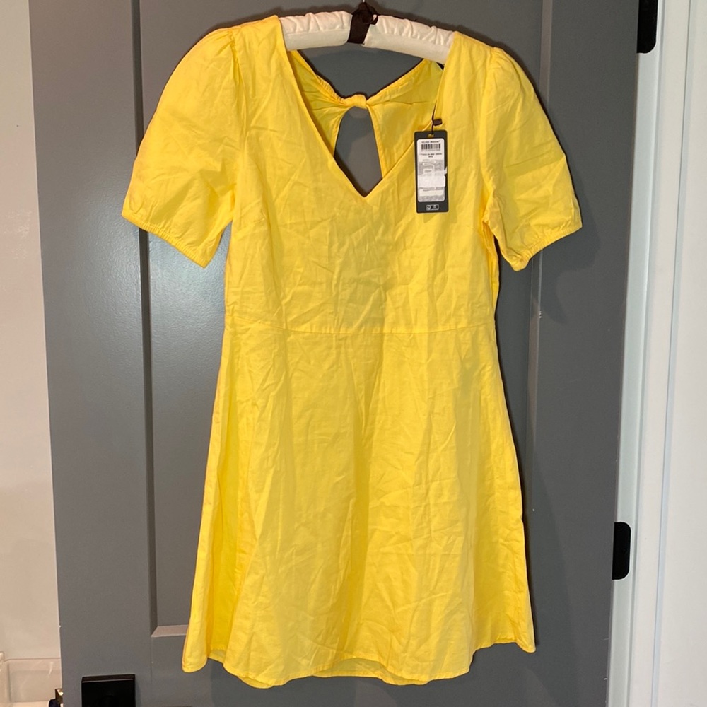 Vera Moda yellow mini dress size XS